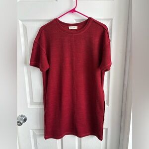 Elegant Red Mini Dress